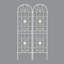 Metal garden trellis set for climbing plants-114504778