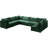 Ensoll Velvet U-Shaped Sectional Reversible-649899246