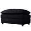 Surdimensionné confortable avec revêtement en chenille mobile. Salon, noir, coussins à double couche pour la détente, fauteuil inclinable noir. Siège profond, assise confortable-692229143