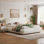 Lit plateforme tapissier Aurelia