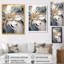 Abstrait fleur flottante blanche - art mural floral moderne-1143057041-1143057053