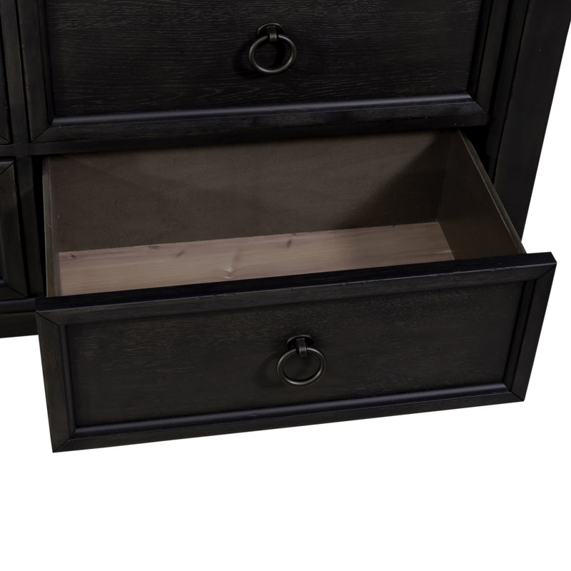 Aisja 12 Drawer Chesser, Black