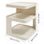 Table d'appoint moderne, table de chevet en métal, table de bout moderne-1856165075