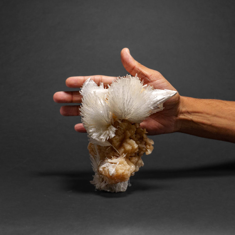 Scolecite With Stilbite From Nasik District, Maharashtra, India (1.9 Lbs)