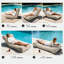 Chaise longue inclinable d'extérieur avec dossier réglable-796024175