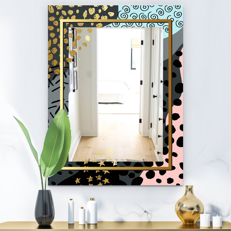 Miroir de salle de bain Playful Glam, H 24 po x l 32 po x P 0,24 po