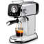 Machine à espresso compacte à 20 bars avec mousseur à lait, options à deux injections, compatibilité avec les dosettes ESE, affichage de la température, réservoir d'eau amovible pour cappuccino, latte et macchiato à la maison