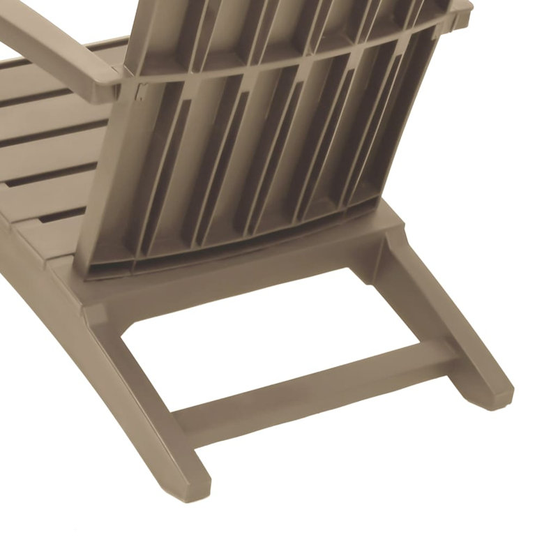 Akili Outdoor Adirondack Chair, Light Brown