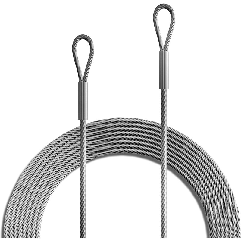 Amgo Wire Cable Ropes Hardware Kits for Triangle Sun Shade Sail Canopy