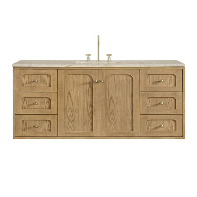 Laurent 60"W Single Vanity W/ Freepower Wireless Charger