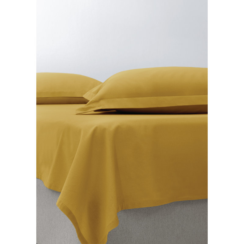 100% Cotton - Set of 2, Yellow, Standard