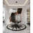 3-Light Black LED Chandelier With Acrylic Diffusers-29552673