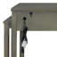 Îlot de cuisine extensible avec rangement, chariot de cuisine multifonctionnel avec prises de courant intégrées, îlot de cuisine rétro sur roulettes avec tiroirs et tablettes ouvertes-437277038