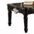 Black Coffee Table With Turned Legs