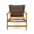 Wood + Wicker Chaise Lounge-836561529