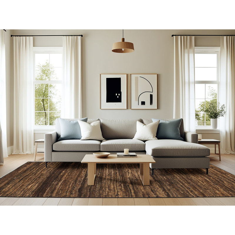 Abstract Indoor Rug, Rectangle 6' x 9'