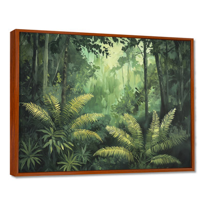 Jungle Forest In Tropic II - Jungle Canvas Print