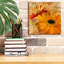 «Golden Gerbera 2» par Art Licensing Studio, art mural sur toile-2058376754