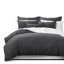 Ensemble d'édredon gris en microfibre-63928059