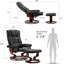 Fauteuil de bureau inclinable en cuir Odey-373757757