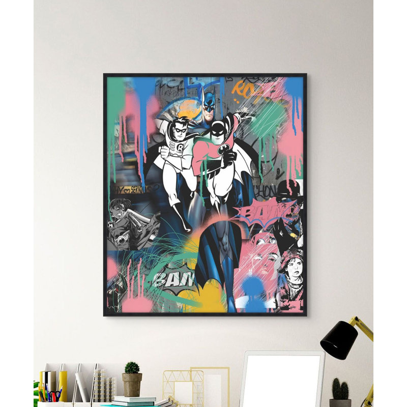 Retro Riot 1 Print, 57.25" H x 48.25" W