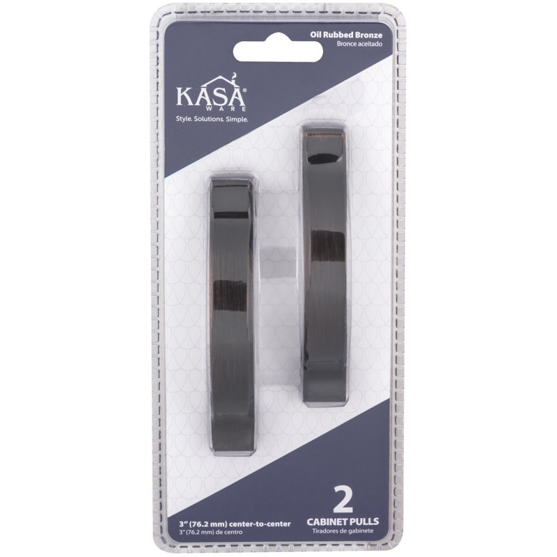 Brushed Oil Rubbed Bronze Arch Bar Pull with Mounting Hardware