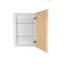 Armoire à pharmacie encastrée sans cadre à 1 porte avec tablettes réglables Frontline Shaker-680511047-671173960