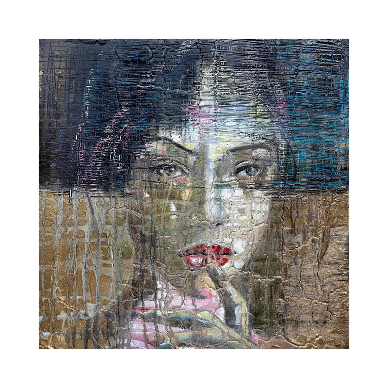 Darlin' You Got To Let Me Know by Donatella Marraoni - Wrapped Canvas Painting, 30.48 cm H x 30.48 cm W