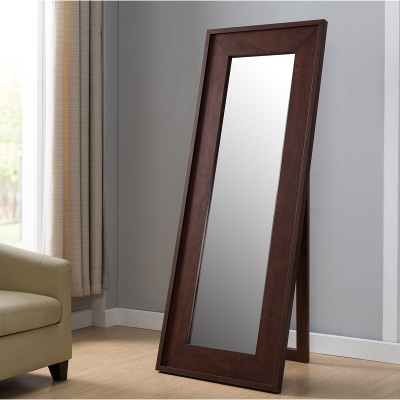 Erwann Wood Flat Floor Mirror