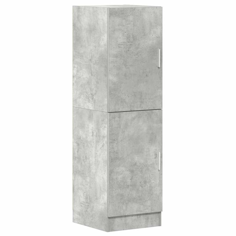 Kitchen Cabinet 38X41.5X131.5 Cm Engineered Wood, Concrete Grey