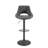 Carrolle Swivel Upholstered Adjustable Height Counter Stool-317548653