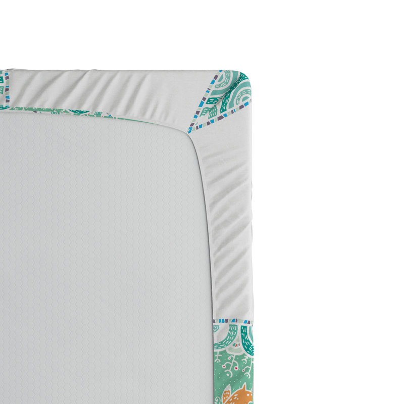 Microfiber Damask Fitted Sheet, Full Fitted Sheet