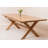 Extendable Solid Oak Trestle Dining Table