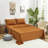 Solid Color Sheet Set 4 PCs Bedding Sheet Set 1 Fitted Sheet 1 Flat Sheet 2 Pillowcases-115802968-115802966