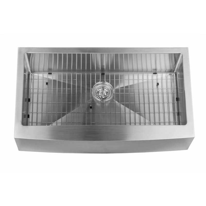 35.88'' L Single Bowl Stainless Steel Kitchen Sink