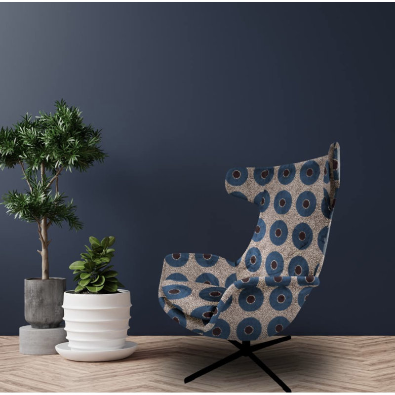 Alexandia Velvet Swivel Armchair