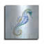  'Undersea Seahorse Swimming 2' by Danhui Nai Metal Wall Art