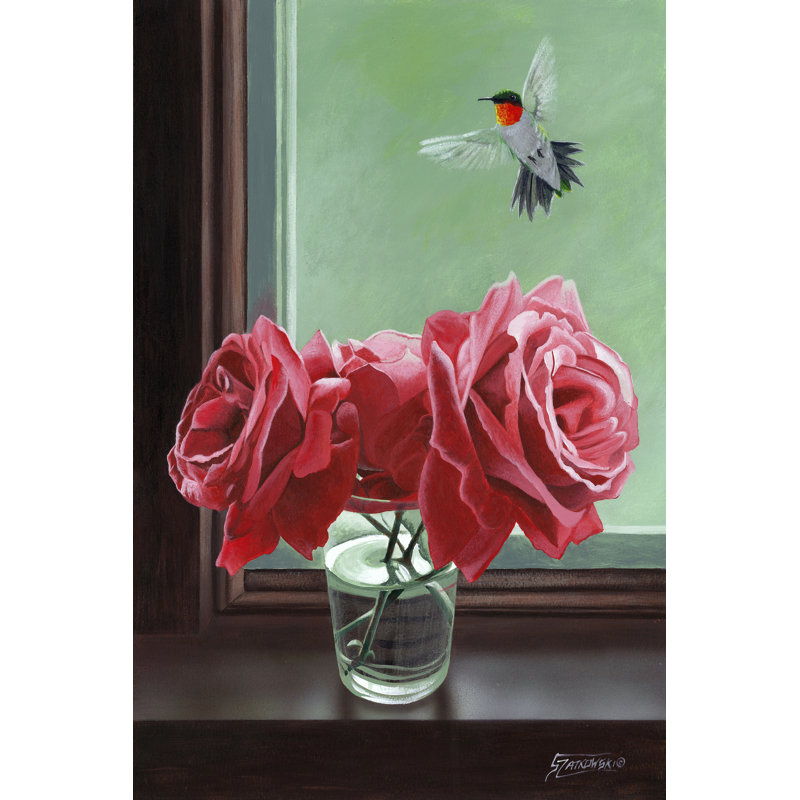 Window Shopping by Fred Szatkowski - Wrapped Canvas Painting, 46cm H x 30cm W