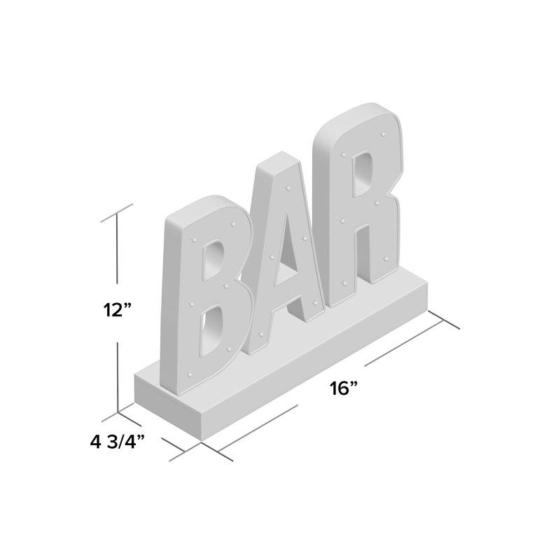 Oldaker Text & Numbers Letter Block