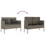 Banc de patio avec coussins Vidaxl-97884430