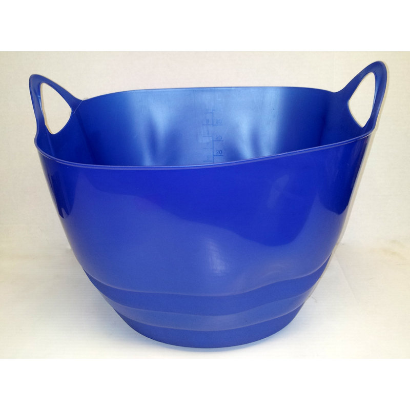 Laundry Basket with Handles, Blue