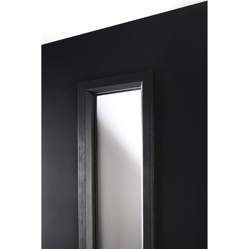Porte d'entrée avant en fibre de verre Spotlight Spotlight, H 80 po x l 30 po x P 1,75 po, Ouverture à droite, Noir