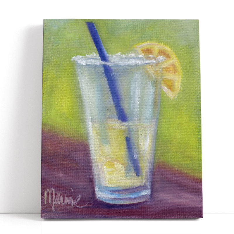 Half Full - Canvas Print Wall Art, 45" H x 36" W