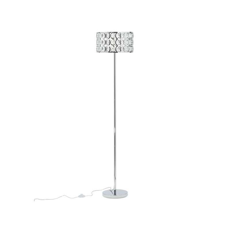 Cleveland 160cm Silver Traditional Floor Lamp