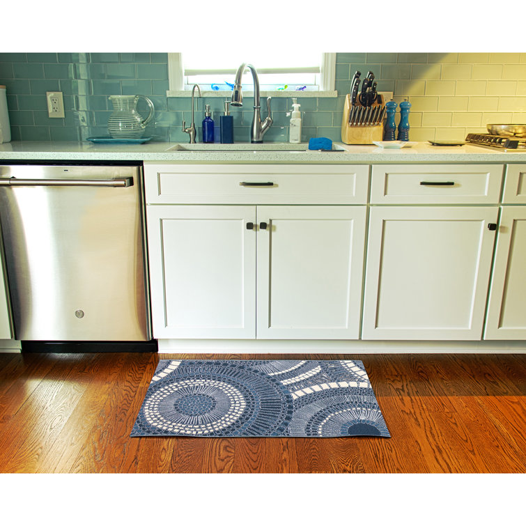 The Holiday Aisle® Straley Non-Skid Kitchen Mat