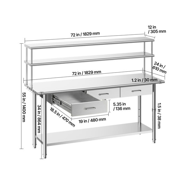 Dimensions du produit