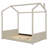 Unique Playhouse-Style Wooden Bed For ' Fun And Comfortable Sleep-460988675