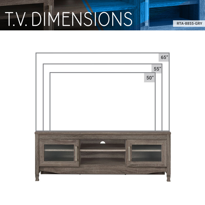 Meuble télé gris en bois flotté