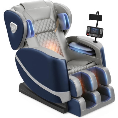 Full Body  Massage Chair Zero Gravity Recliner 14 Shiatsu Rollers, 10 Airbags, 5 Auto Modes, Heated, Foot Massage, Bluetooth Speaker, Touchscreen for Back & Neck Pain