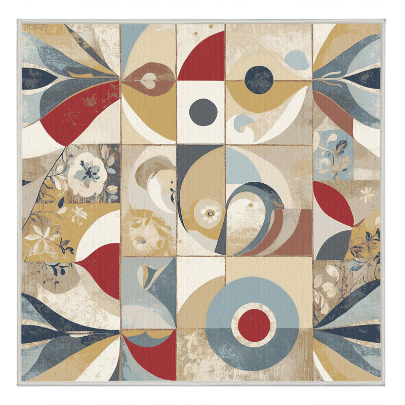 Funky Jingle Rug, Square 3'